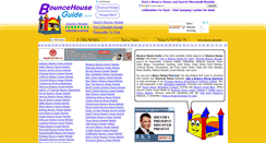 Desktop Screenshot of bouncehouseguide.com