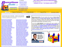 Tablet Screenshot of bouncehouseguide.com